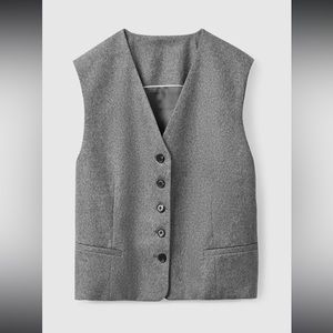 Cos grey wool vest